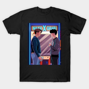 Nick and Charlie- Heartstopper arcade single drawing T-Shirt